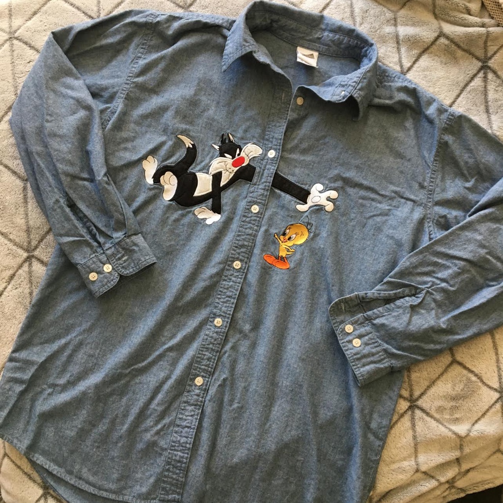 Vintage Warner Bros Sylvestor And Tweety Shirt